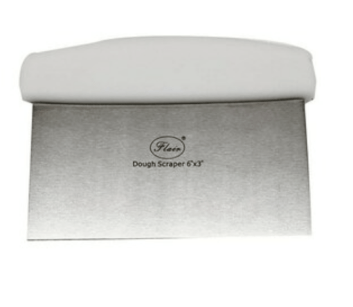 Flair Silver Stainless Steel Scraper with Handle 1 Set - Image 2